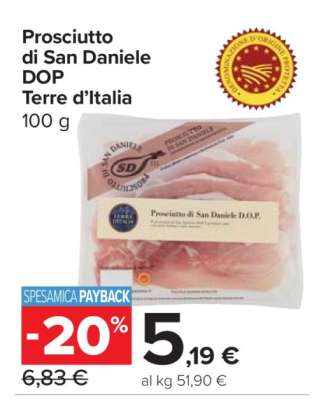 Prosciutto di San Daniele DOP Terre d'Italia