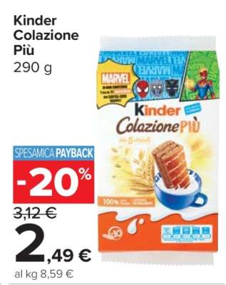 KINDER COLAZIONE PIÙ