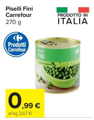 Piselli Fini Carrefour