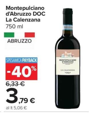Montepulciano d’Abruzzo DOC La Calenzana