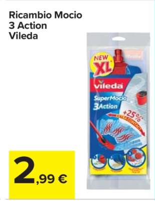 Ricambio Mocio 3 Action Vileda