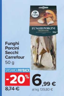 Funghi Porcini Secchi Carrefour