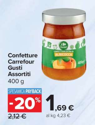 Confetture Carrefour Gusti Assortiti