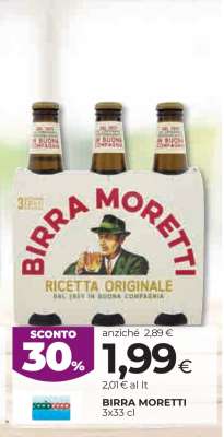 BIRRA MORETTI