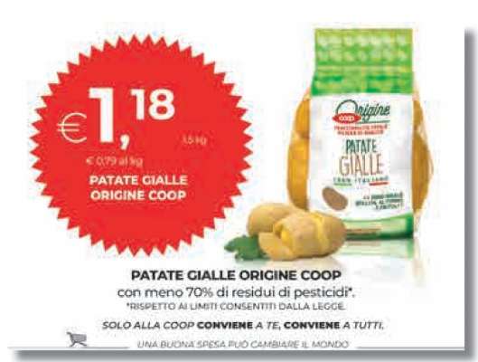 Patate Gialle Origine Coop