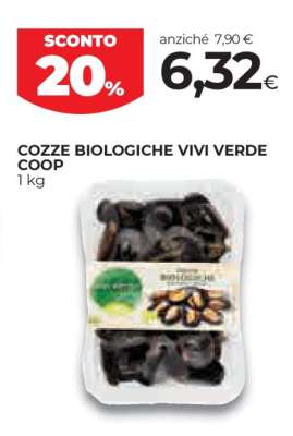 COZZE BIOLOGICHE VIVI VERDE COOP