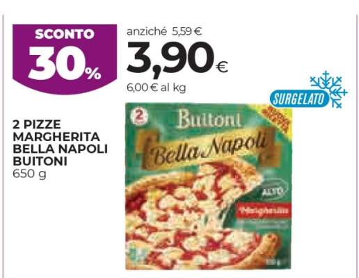 2 Pizze Margherita Bella Napoli Buitoni