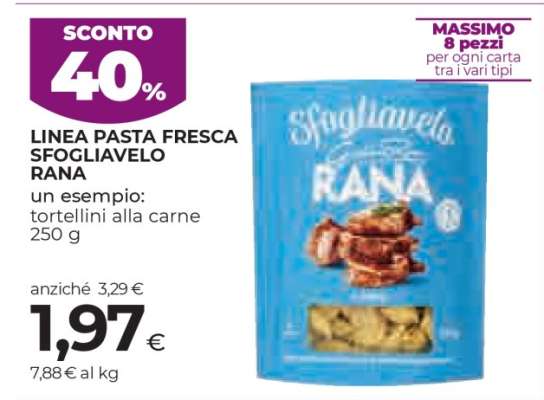 LINEA PASTA FRESCA SFOGLIAVELO RANA