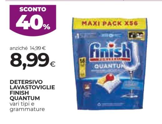 DETERSIVO LAVASTOVIGLIE FINISH QUANTUM