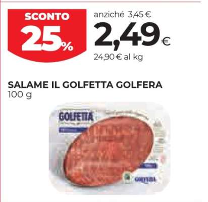 SALAME IL GOLFETTA GOLFIERA