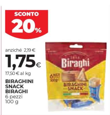 Biraghini snack Biraghi