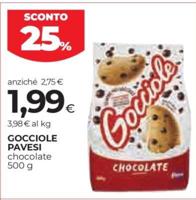 GOCCIOLE PAVESI chocolate 500 g