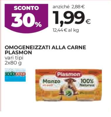 Omogeneizzati alla carne Plasmon