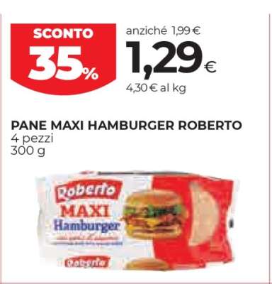 PANE MAXI HAMBURGER ROBERTO