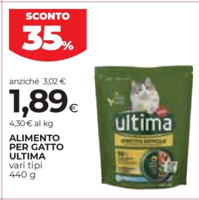 ALIMENTO PER GATTO ULTIMA