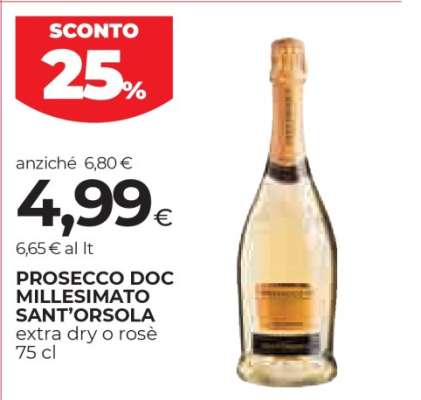 PROSECCO DOC MILLESIMATO SANT'ORSOLA