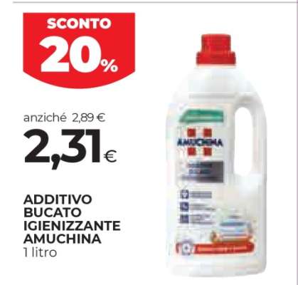 Additivo Bucato Igienizzante Amuchina