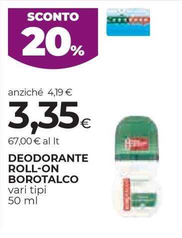 Deodorante Roll On Borotalco