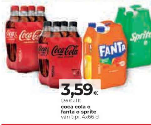 Coca Cola o Fanta o Sprite
