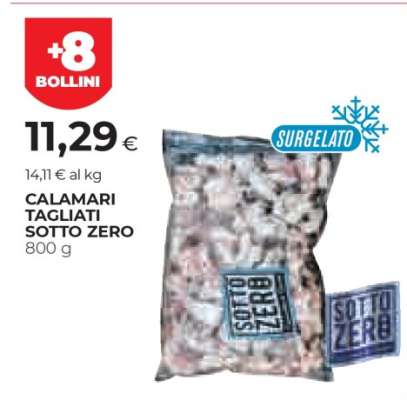 CALAMARI TAGLIATI SOTTO ZERO