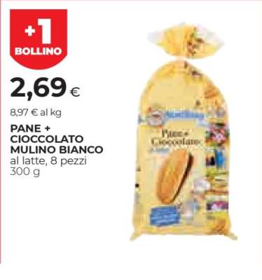 PANE+CIOCCOLATO MULINO BIANCO
