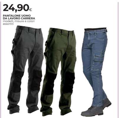 PANTALONE UOMO DA LAVORO CARRERA