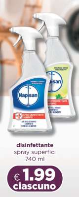 disinfettante spray superfici