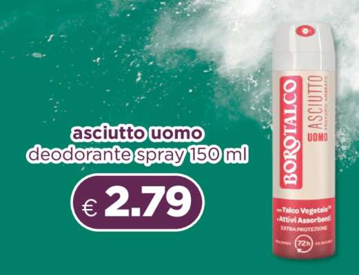 Borotalco Asciutto Uomo