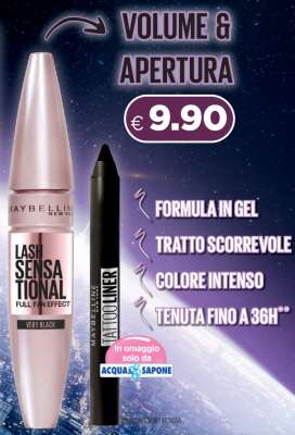 Maybelline Lash Sensational + Tatto Liner