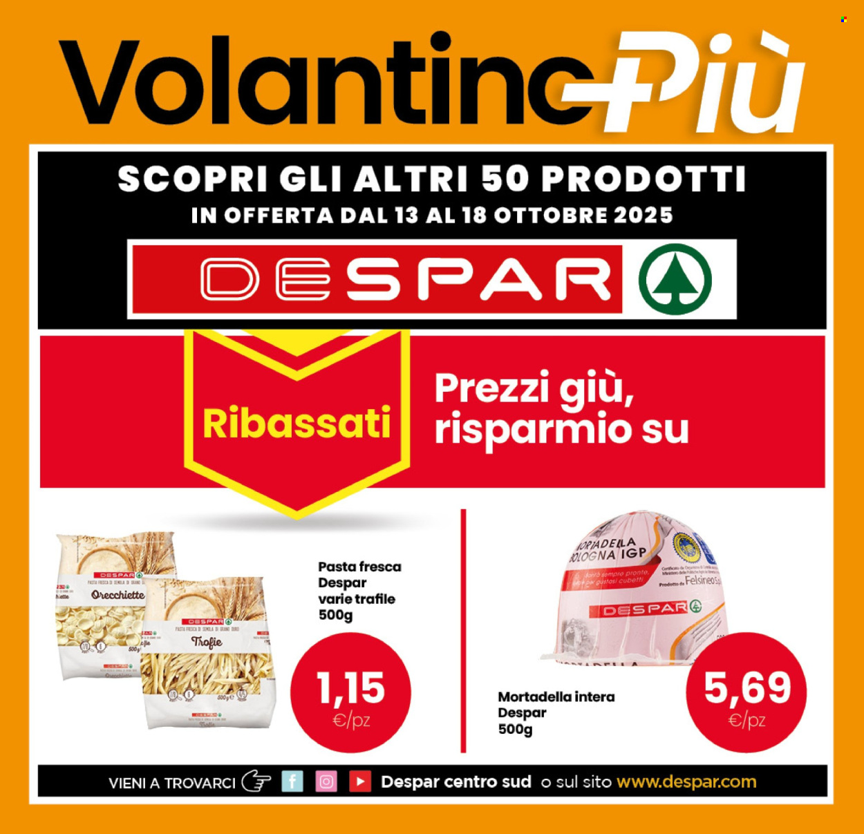 Volantino Despar - 13/10/2025 - 18/10/2025. Pagina 16