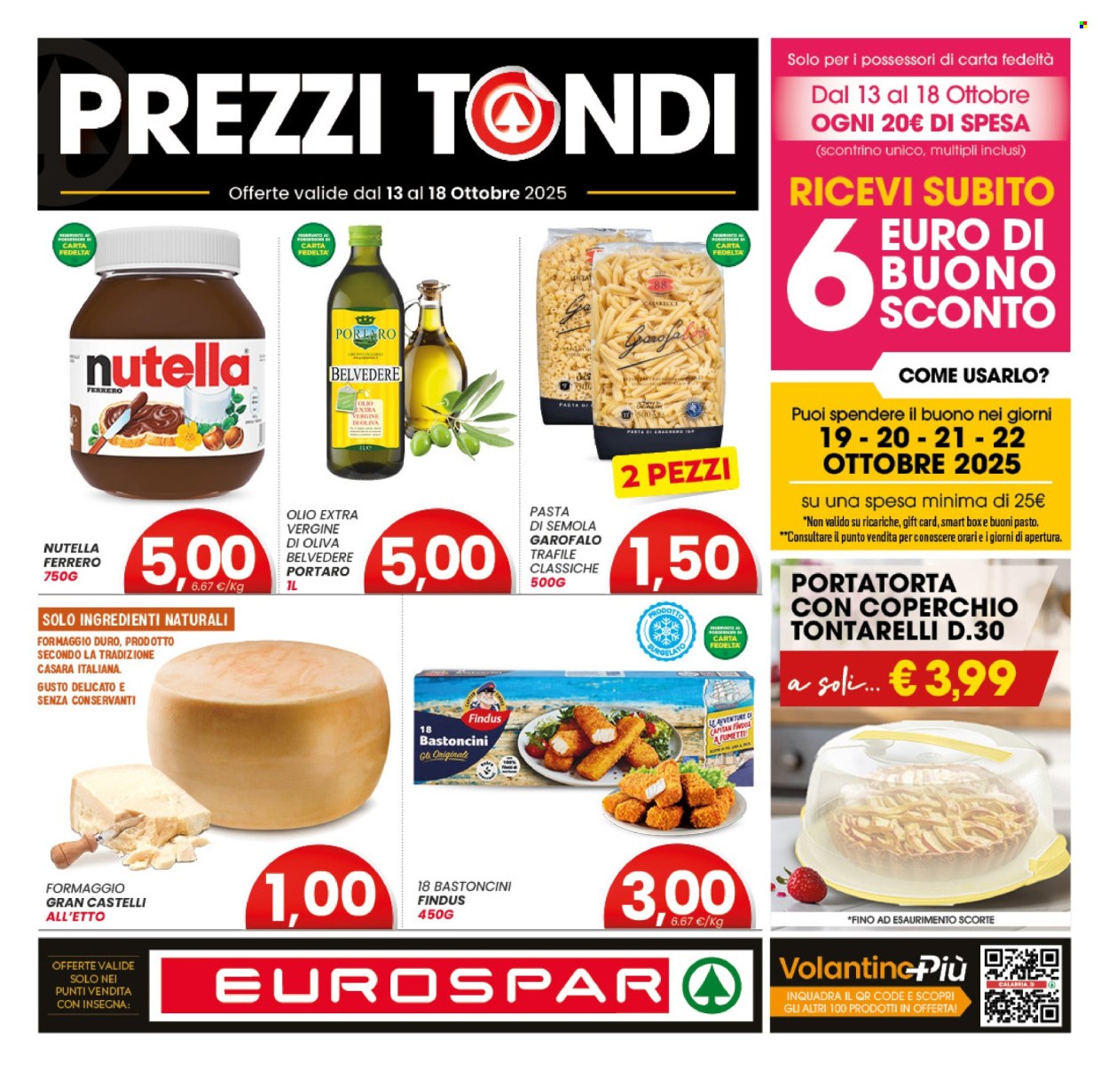 Volantino Eurospar - 13/10/2025 - 18/10/2025. Pagina 1