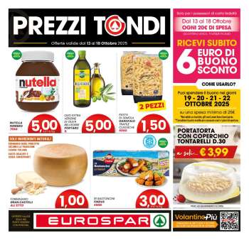 Volantino Eurospar - 13/10/2025 - 18/10/2025.