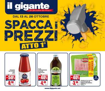 Volantino Il Gigante - 13/10/2025 - 26/10/2025.