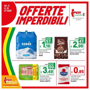 Volantino Iper, La grande i - 13/10/2025 - 26/10/2025.
