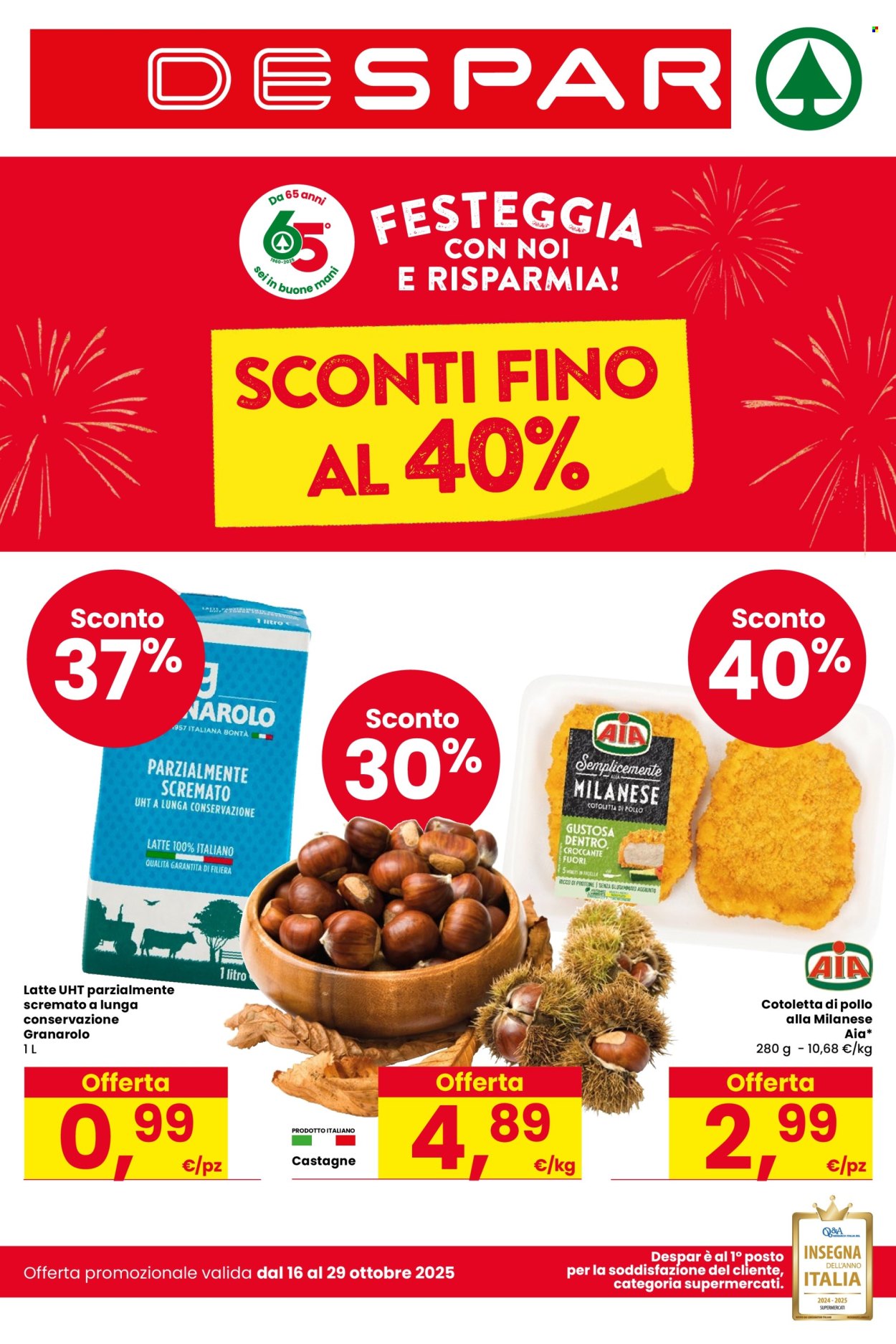 Volantino Despar - 16/10/2025 - 29/10/2025. Pagina 1