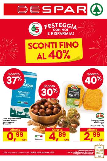Volantino Despar - 16/10/2025 - 29/10/2025.