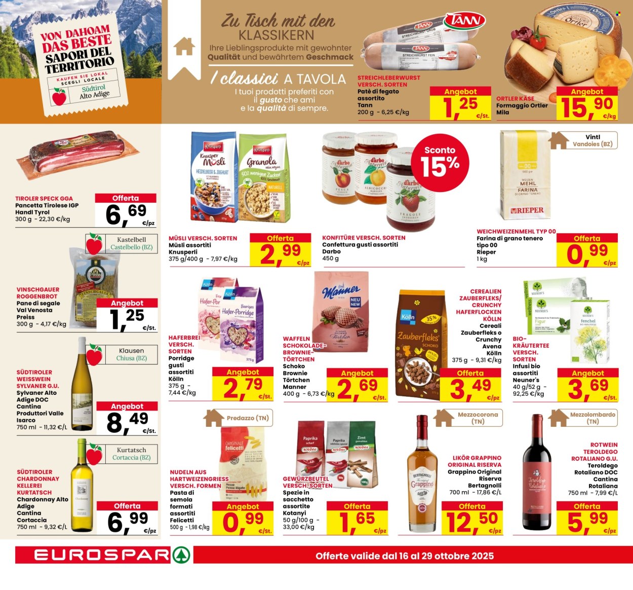 Volantino Eurospar - 16/10/2025 - 29/10/2025. Pagina 10