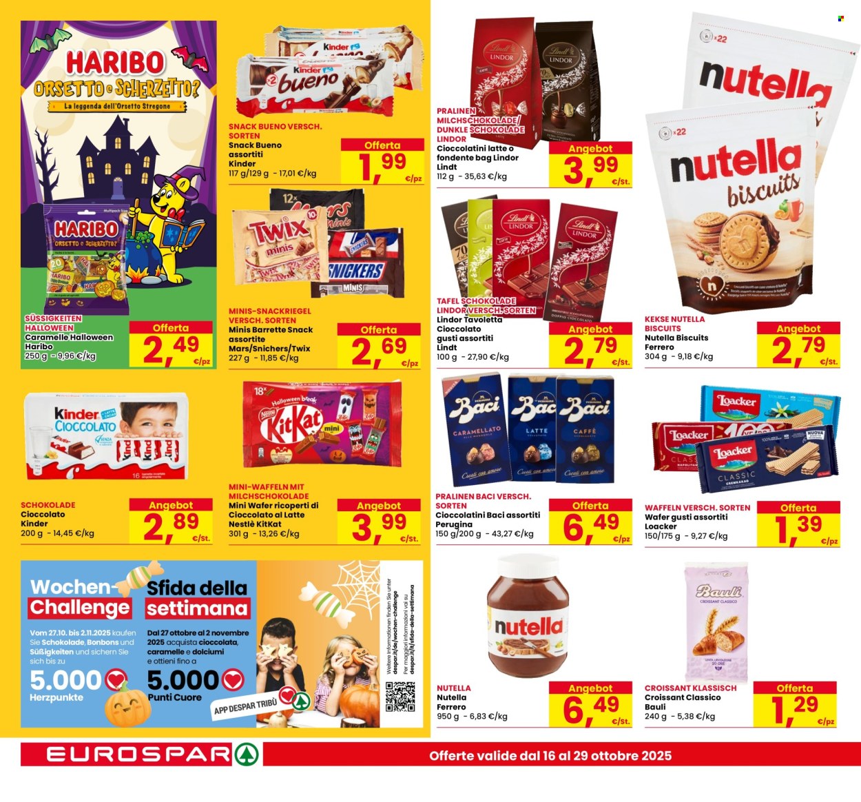 Volantino Eurospar - 16/10/2025 - 29/10/2025. Pagina 14