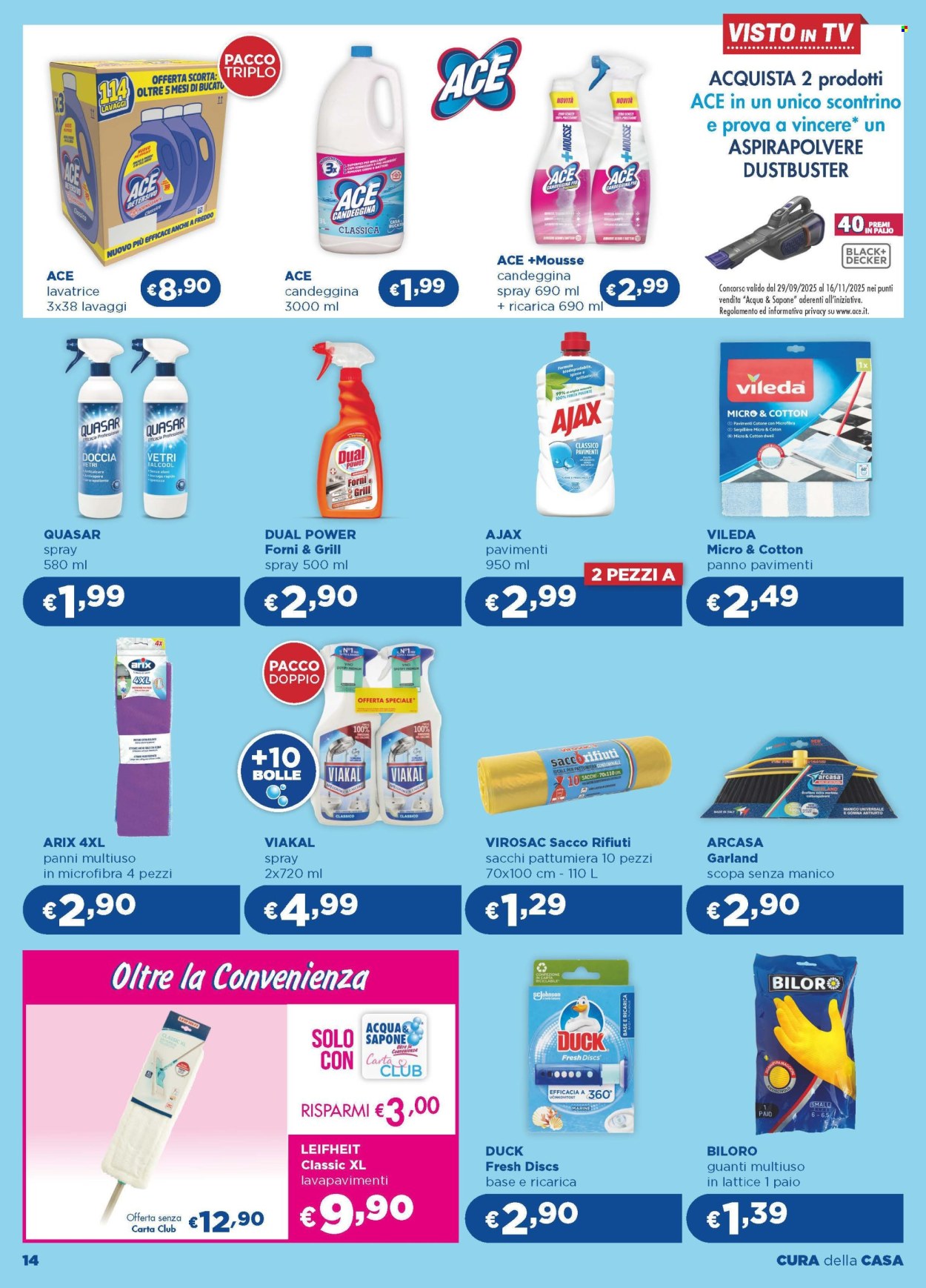 Volantino Acqua & Sapone - 16/10/2025 - 4/11/2025. Pagina 14