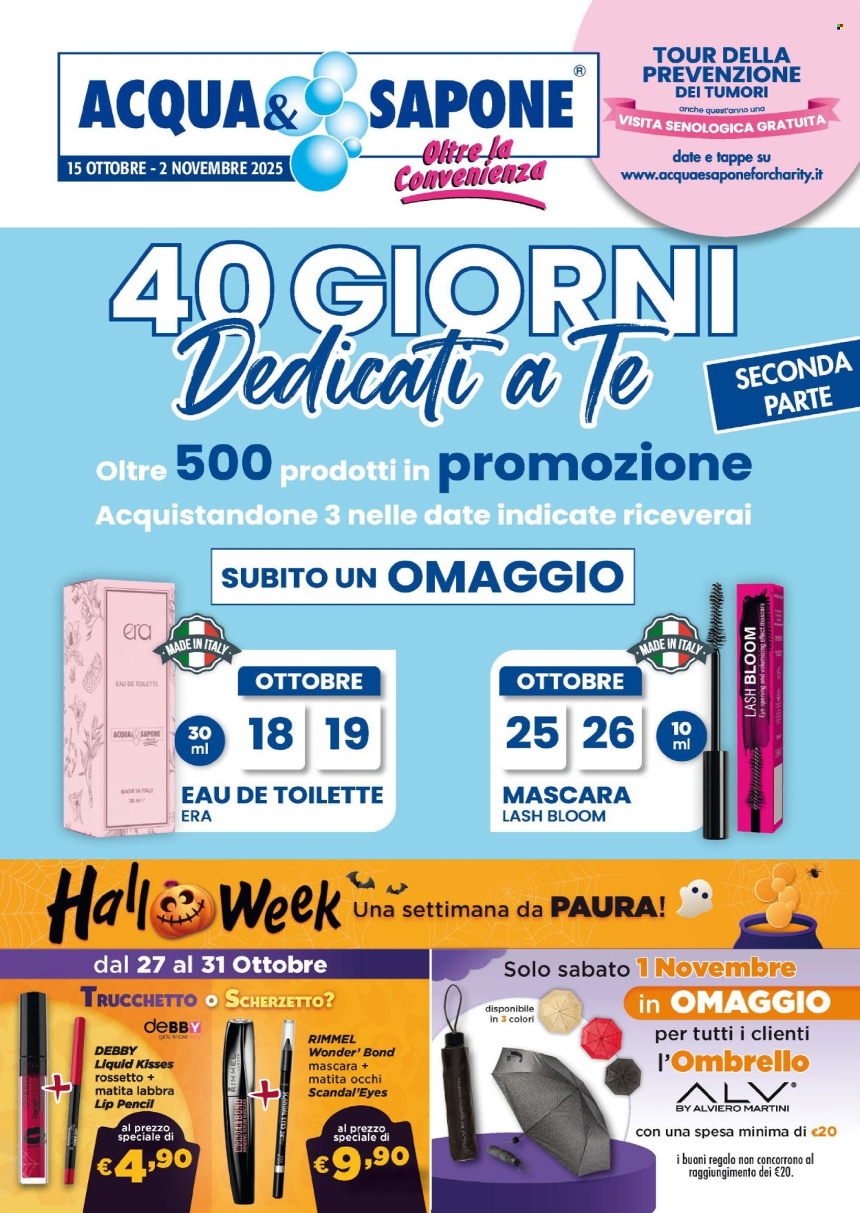 Volantino Acqua & Sapone - 15/10/2025 - 2/11/2025. Pagina 1