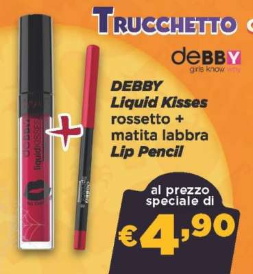 DEBBY Liquid Kisses rossetto + matita labbra Lip Pencil