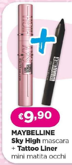 MAYBELLINE Sky High mascara + Tattoo Liner