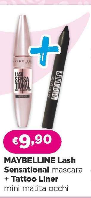 MAYBELLINE Lash Sensational mascara + Tattoo Liner