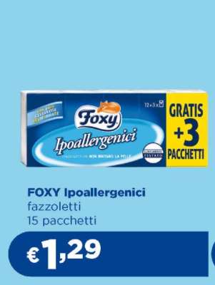 FOXY Ipoallergenici