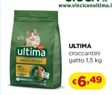ULTIMA croccantini gatto 1,5 kg