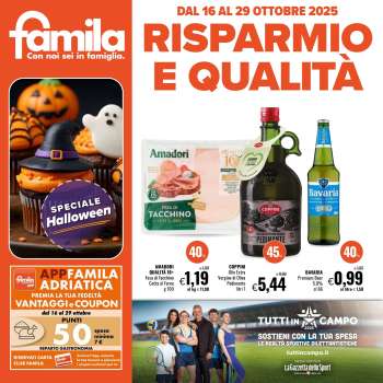 Volantino Famila - 16/10/2025 - 29/10/2025.