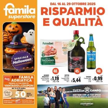 Volantino Famila - 16/10/2025 - 29/10/2025.