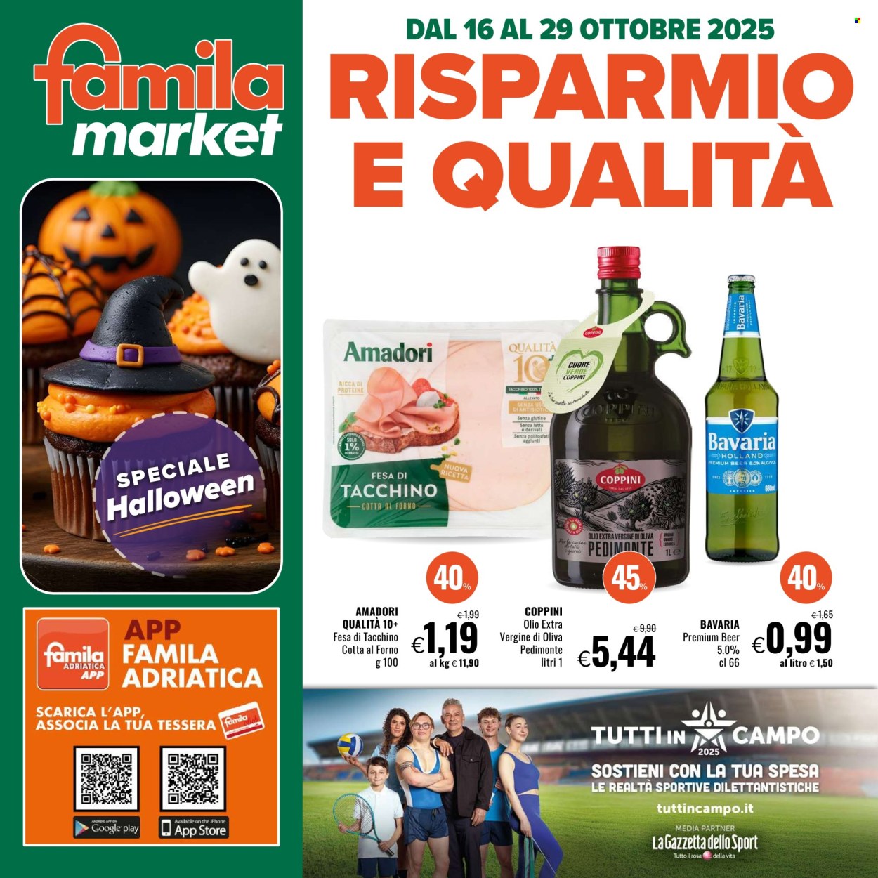 Volantino Famila - 16/10/2025 - 29/10/2025. Pagina 1