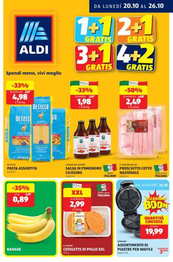Volantino Aldi - 20/10/2025 - 26/10/2025.