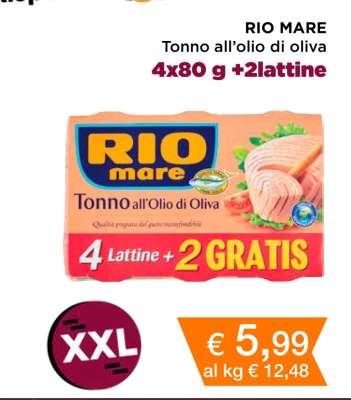 Rio Mare Tonno all’olio di oliva